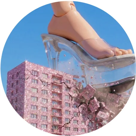 AI-directed brand video frame, a Second Thought AI piece