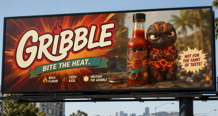 Billboard: Gribble, Bite the heat